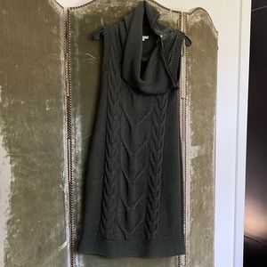 Sleeveless sweater dress